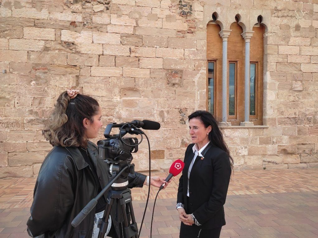 Canal Reus entrevista l’alcaldessa sobre els 700 anys del comtat de les Muntanyes de Prades