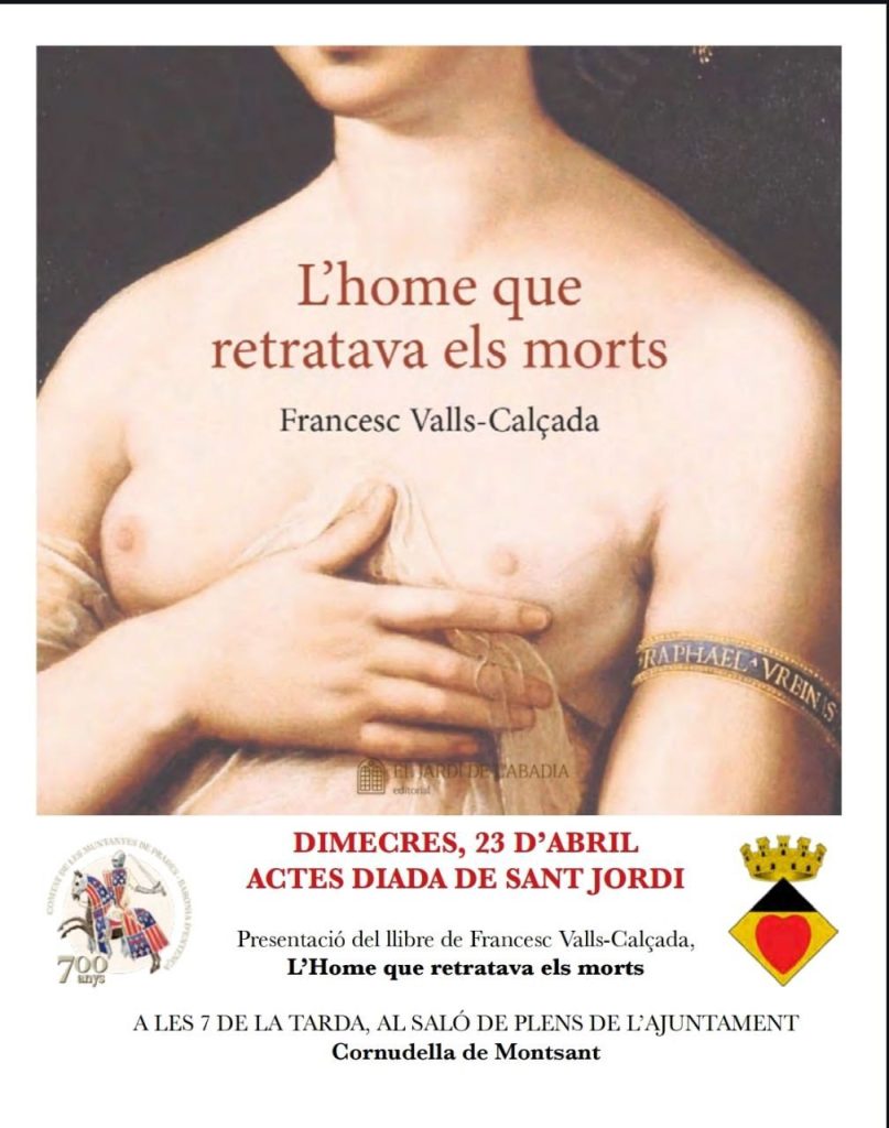 Cartell anunciant la presentació del llibre.