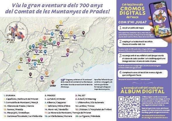 El mapa per trobar tots els cromos.