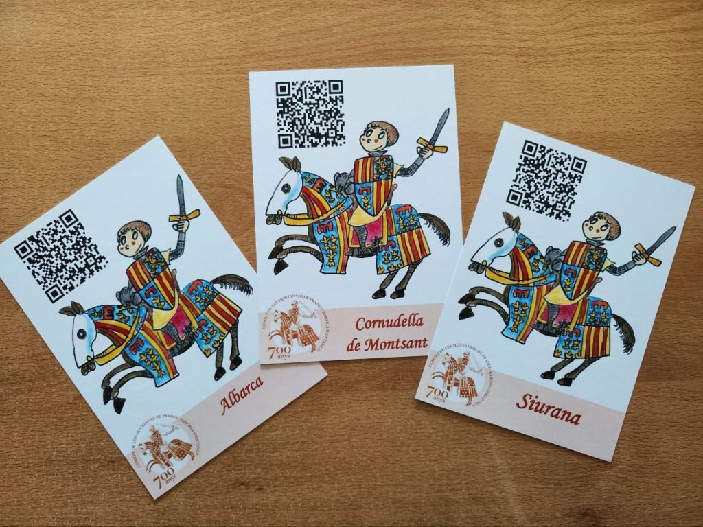 Els cromos d'Albarca, Cornudella de Montsant i Siurana.