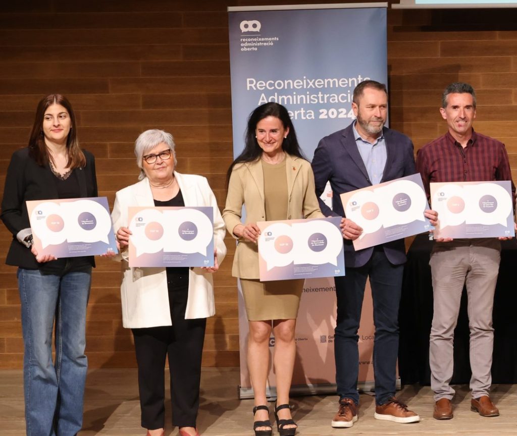 Acte de lliurament del premi.