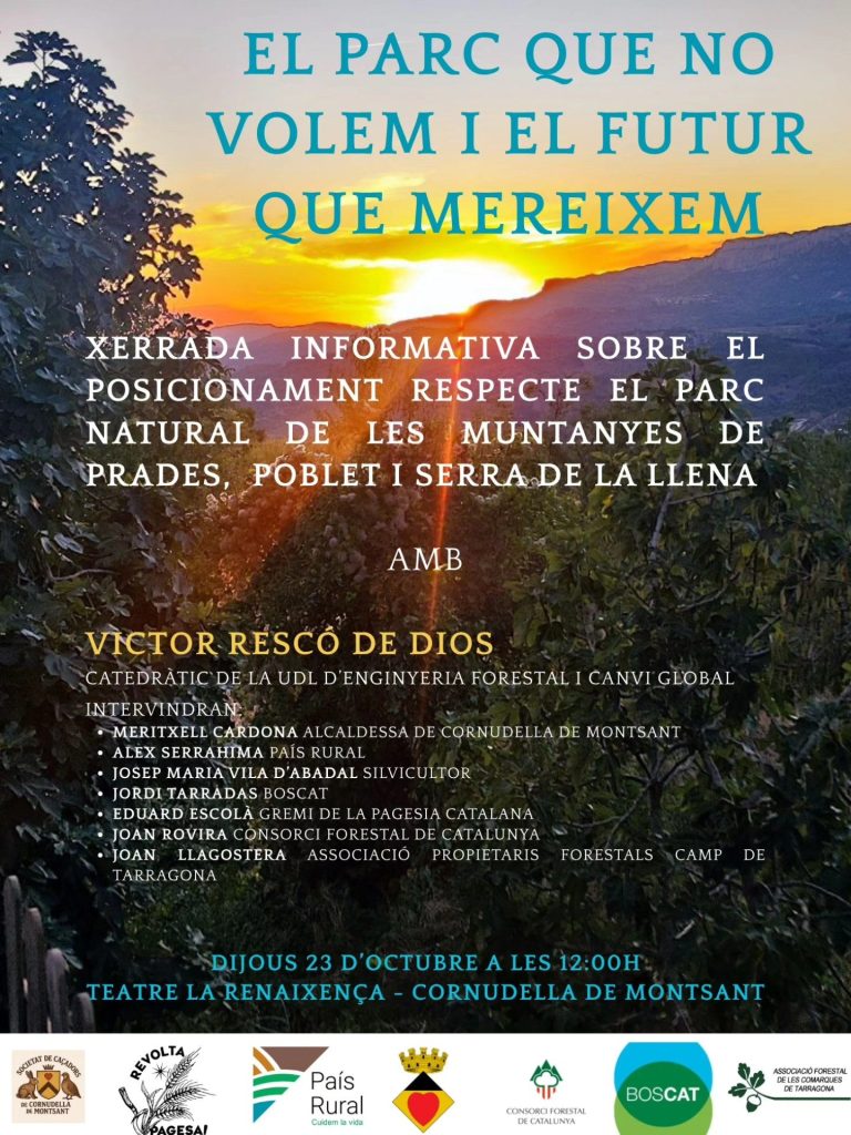 Cartell anunciant l'acte.