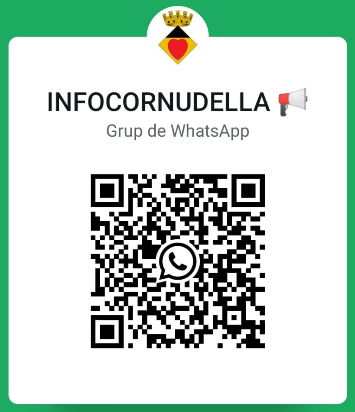 Codi QR per accedir al grup de Whatsapp INFOCORNUDELLA
